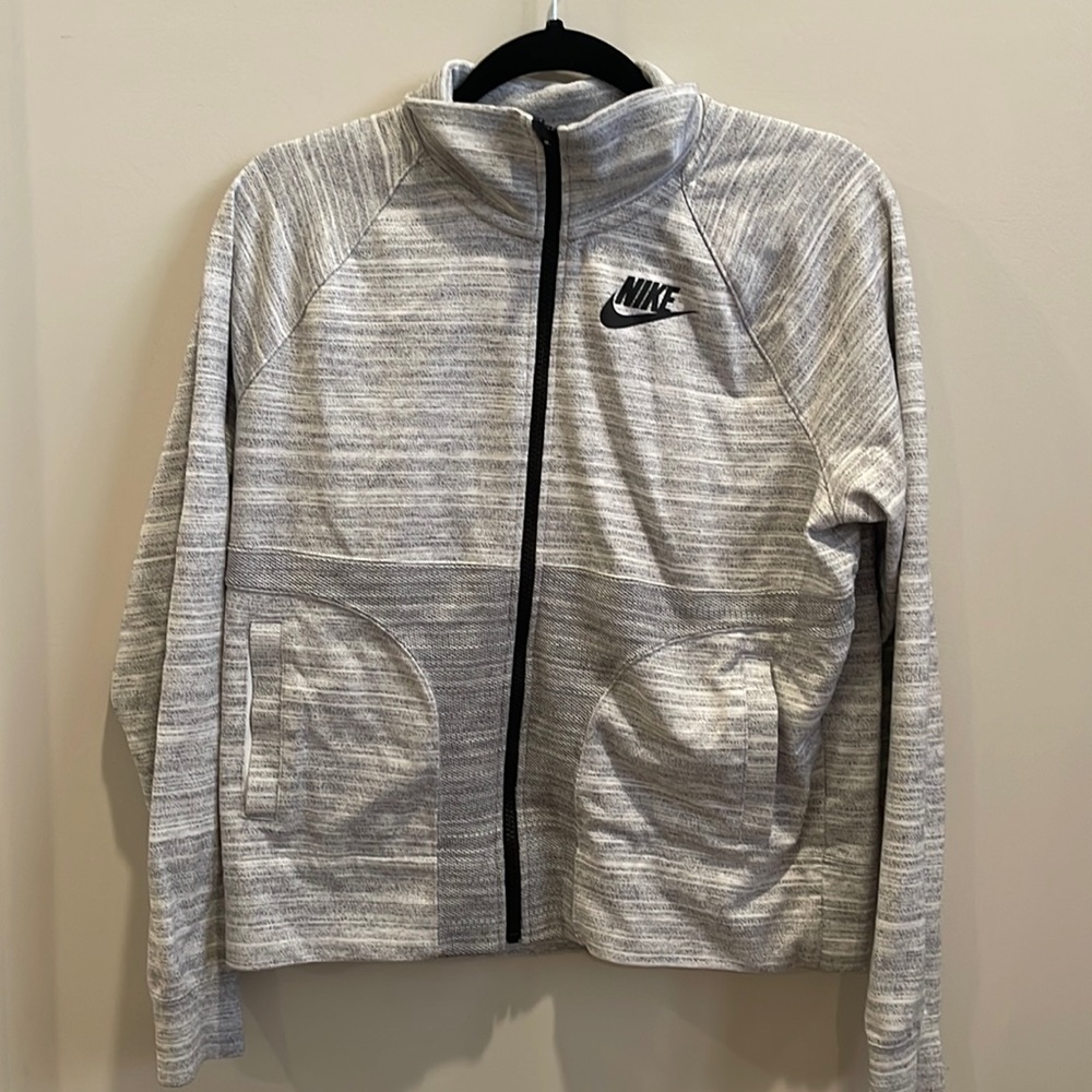 Nike grey zip up